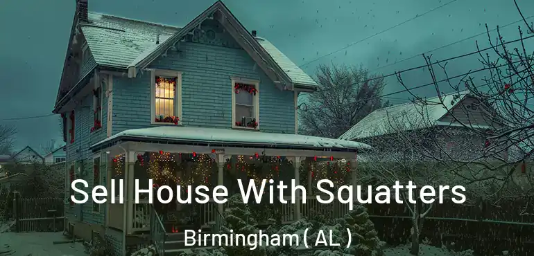  Sell House With Squatters Birmingham ( AL )